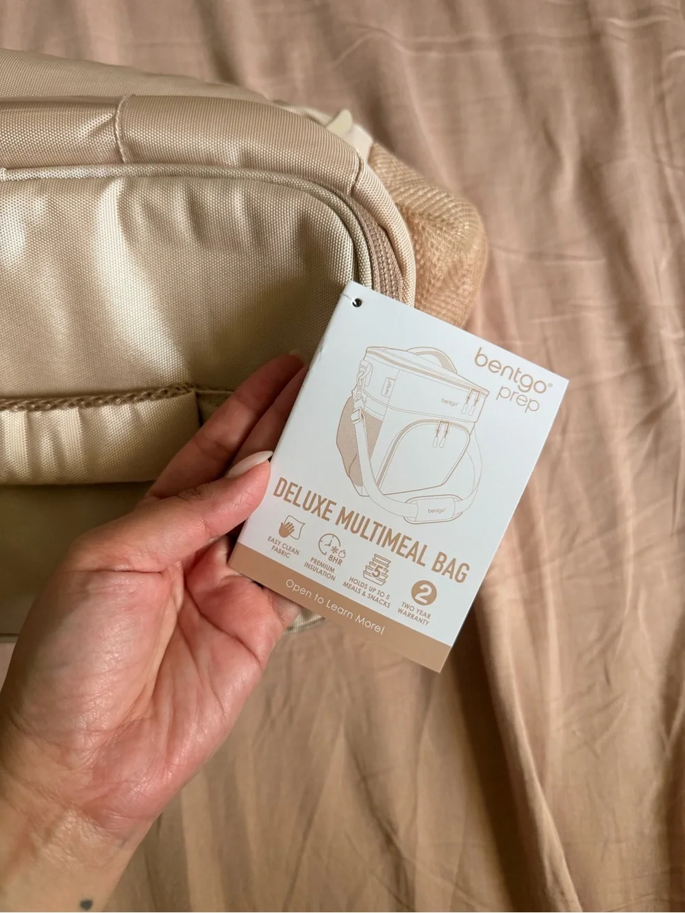 Bentgo deluxe Lunch Bag multimeal - Blush Beige Sand